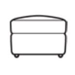Dereham Sofa Collection Foot Stool Cover - A Dereham Sofa Collection Foot Stool Cover - A