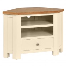 Thetford Dining Collection Corner TV Unit IVORY