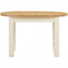 Thetford Dining Collection D-End Extending Table (130-170cm) IVORY