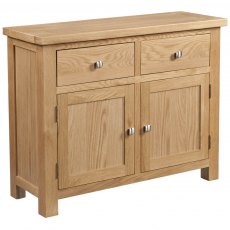 Thetford Dining Collection Shallow 2 Door Sideboard - Depth 35cm OAK