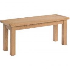 Thetford Dining Collection Small Dining Bench - 90cm OAK