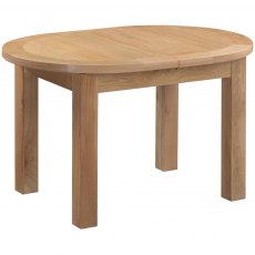 Thetford Dining Collection D-End Extending Table (130-170cm) OAK