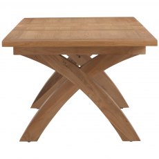 Thetford Dining Collection X-Leg Extending Table (152-218cm) OAK