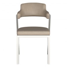 Freya Dining Chair - Taupe PU