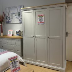 Cromwell Bedroom Collection Triple Wardrobe 2 x 2 Drawer Bedside 1 x 7 Drawer Chest 1 x 5 Drawer Che