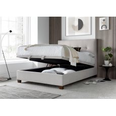 Corsa 180cm Ottoman Storage Bed Clay Maskat Fabric