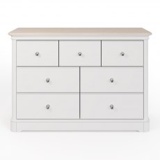 Kentwell Oak Top 4 + 3 Chest - Soft Close Drawers