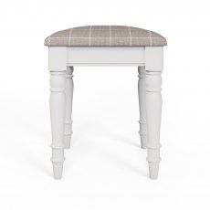 Kentwell Oak Top Bedroom Stool - Fabric Pad