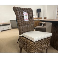 Pair of Wicker Dining Chairs