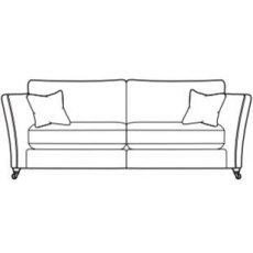 Parker Knoll Harlow Small Sofa - Standard Back Cushions -A Grade Fabric