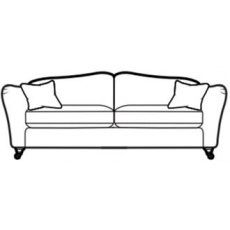 Parker Knoll Harriet - Large Sofa - Standard Back Cushions -  A Grade Fabric