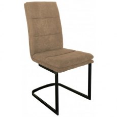 Conrad Collection Cantilever Dining Chair - Taupe