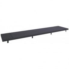 Conrad Collection 180cm Bench Seat Pad - Grey