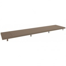 Conrad Collection 180cm Bench Seat Pad - Taupe