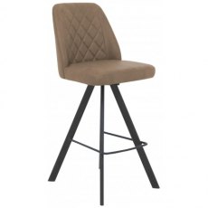 Conrad Collection Swivel Bar Stool - Taupe