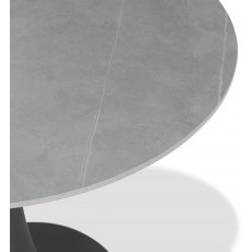 Dali Circular Bistro Table (90cm) - Grey Sintered Stone