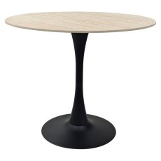 Dali Circular Bistro Table (90cm) - Beige Sintered Stone