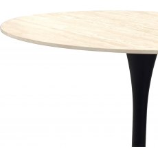 Dali Circular Bistro Table (90cm) - Beige Sintered Stone