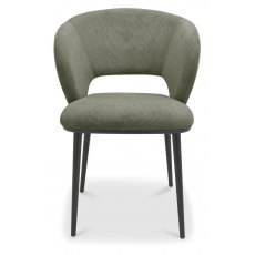 Franco Dining Chair - Green Fabric