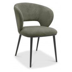 Franco Dining Chair - Green Fabric