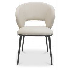 Franco Dining Chair - Faux Leather Ivory