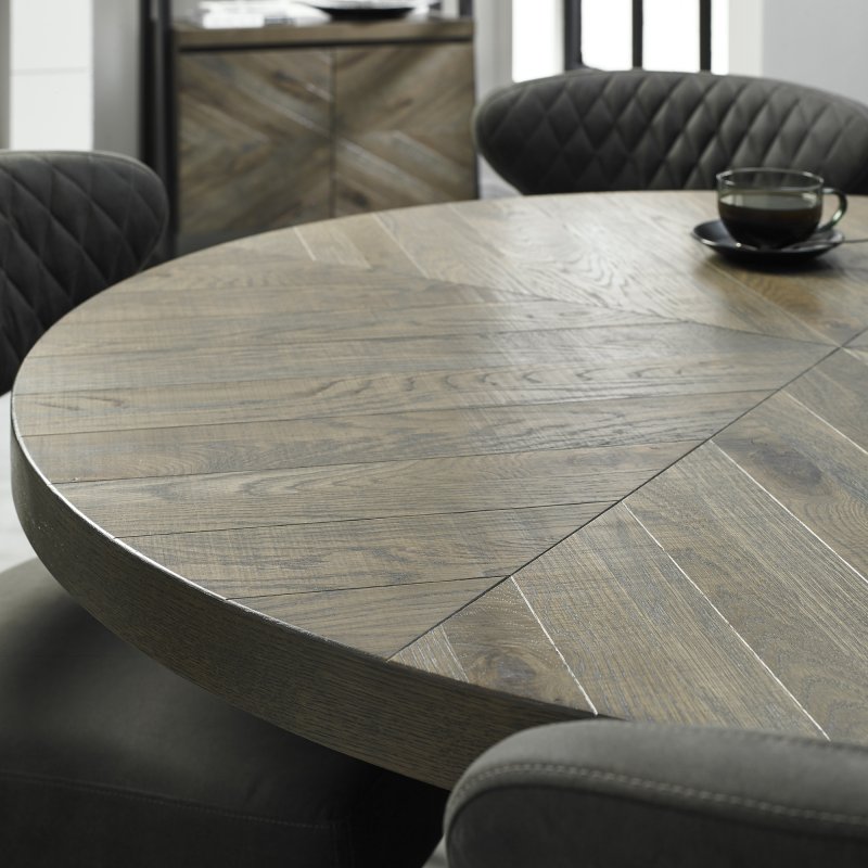 Chevron top store dining table