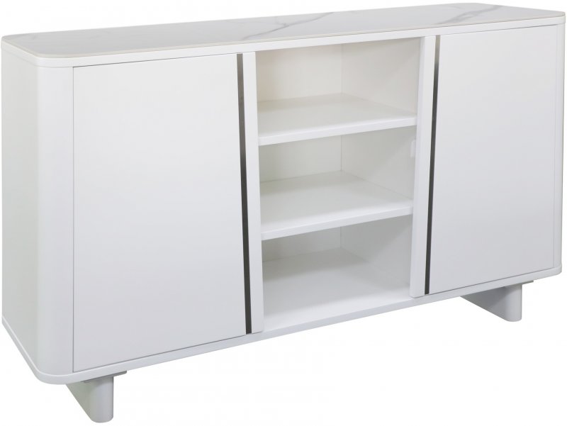 Veneto Large Sideboard - White