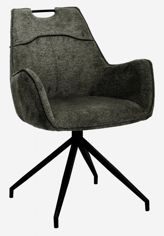 Swivel Armchair in Green