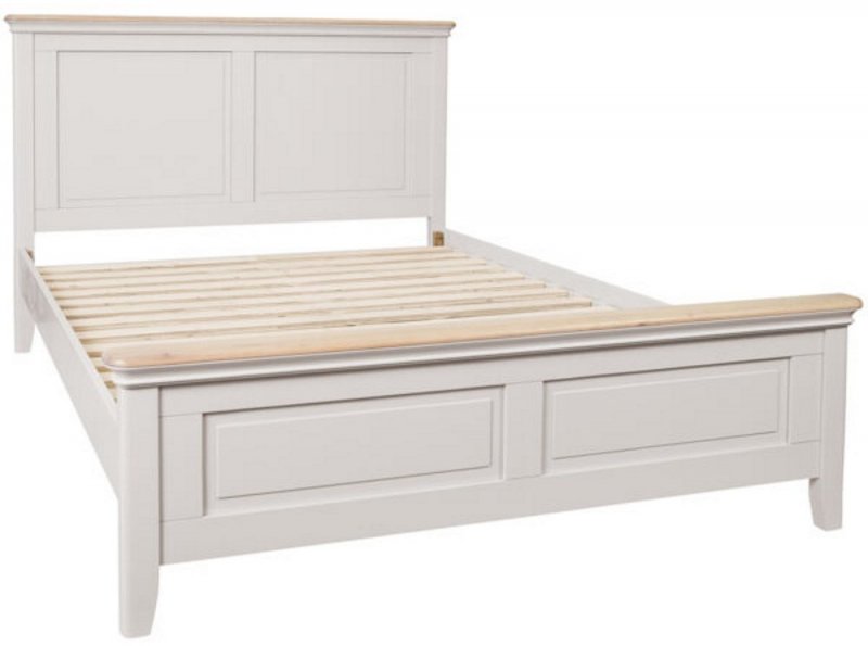 Elmham Double 4'6 High Foot End Bed / GREY MIST