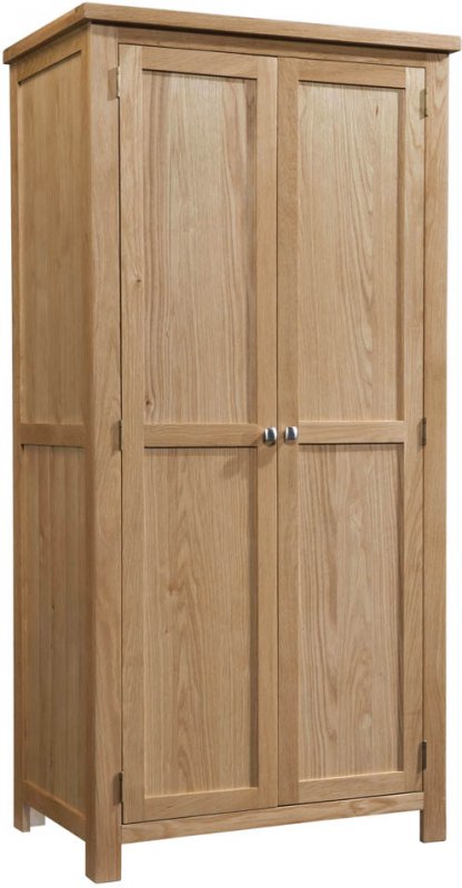 Thetford All Hanging Double Wardrobe / Oak