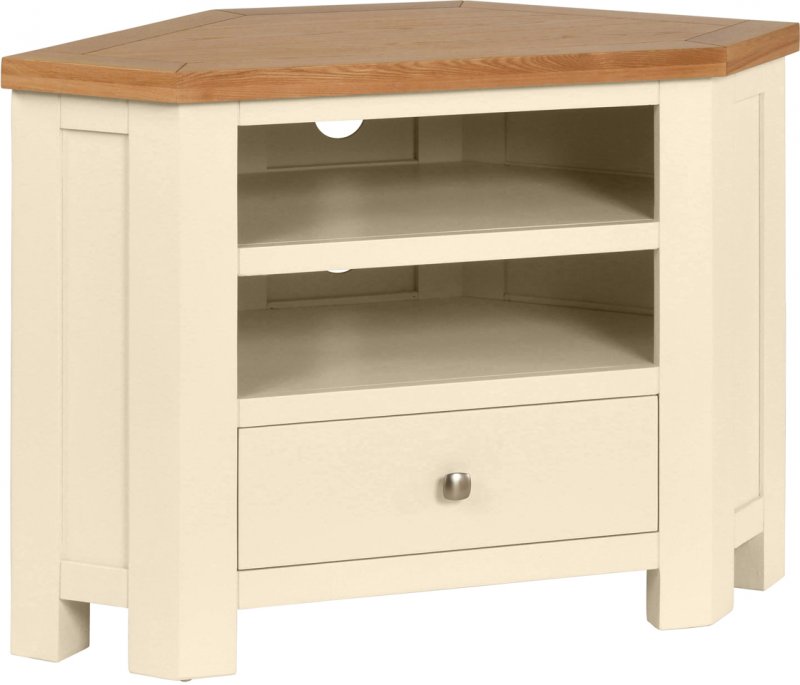 Thetford Dining Collection Corner TV Unit IVORY