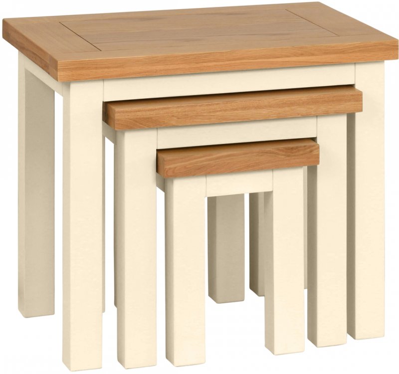 Thetford Dining Collection Nest Of Tables IVORY