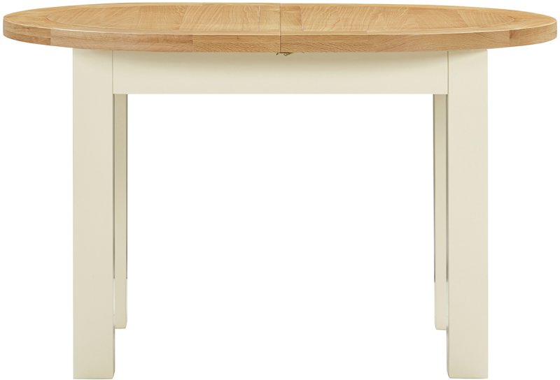 Thetford Dining Collection D-End Extending Table (130-170cm) IVORY