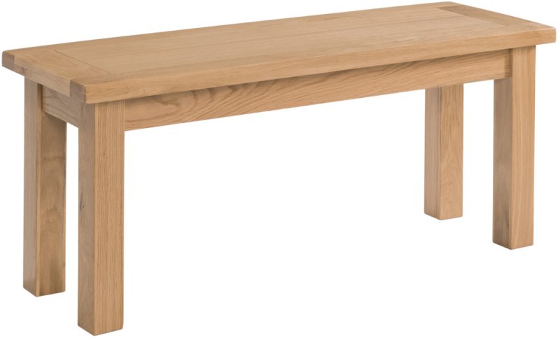 Thetford Dining Collection Small Dining Bench - 90cm OAK