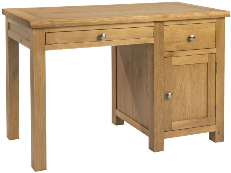 Thetford Dining Collection Single Pedestal Desk OAK