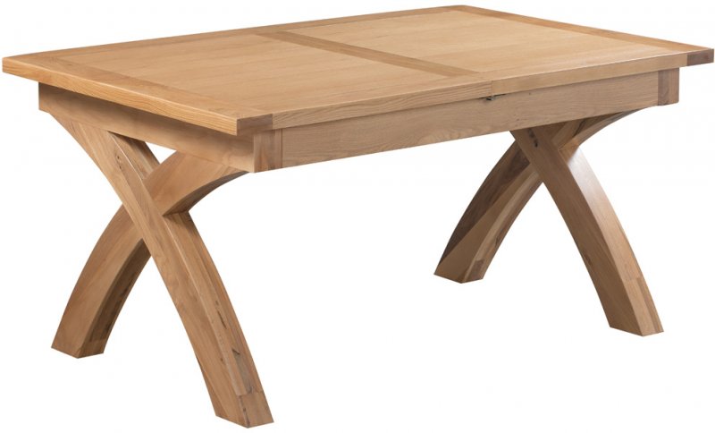 Thetford Dining Collection X-Leg Extending Table (152-218cm) OAK