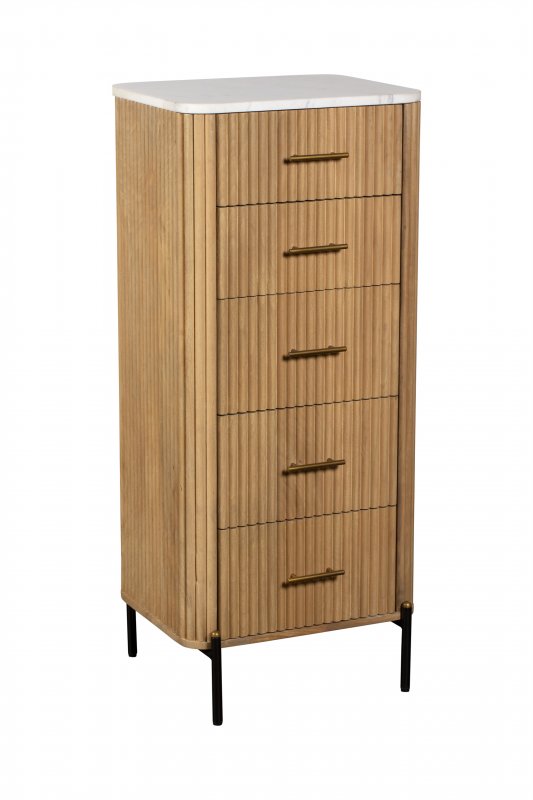 5 Drawer Tall Chest