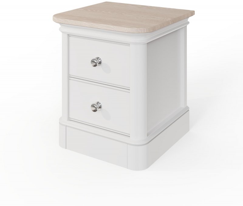 Kentwell Small 2 Drawer Bedside - Soft Close Drawers