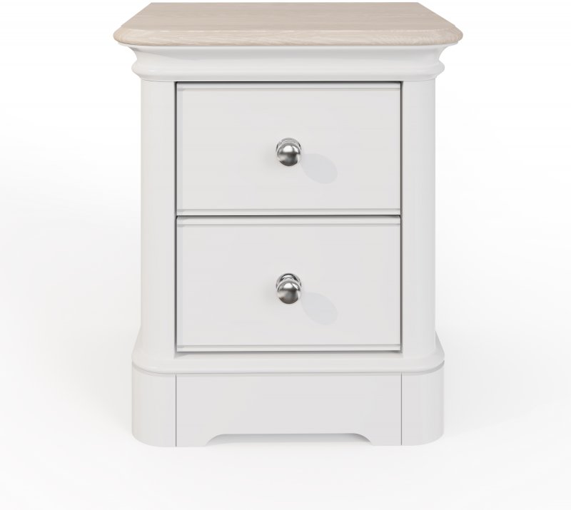 Small 2 Drawer Bedside - Soft Close Drawers