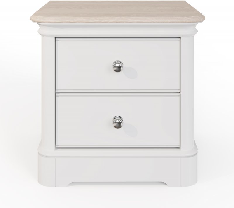 Large 2 Drawer Bedside - Soft Close Drawers