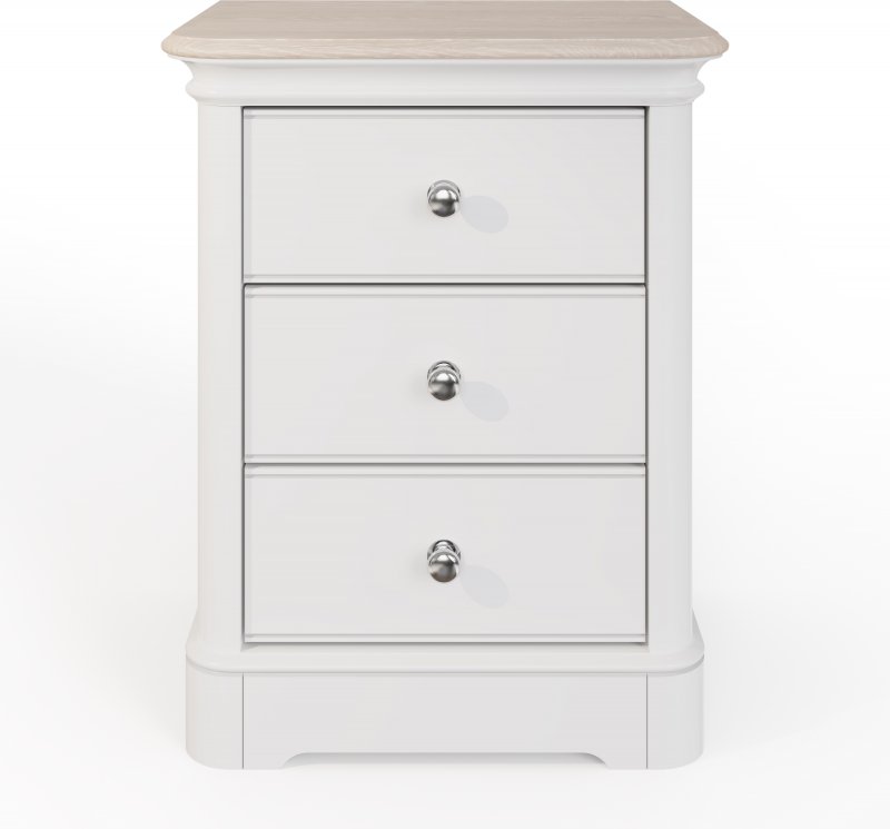 Large 3 Drawer Bedside - Soft Close Drawers