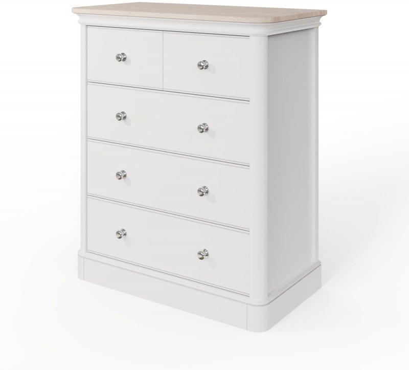 Kentwell Oak Top 3 + 2 Chest - Soft Close Drawers