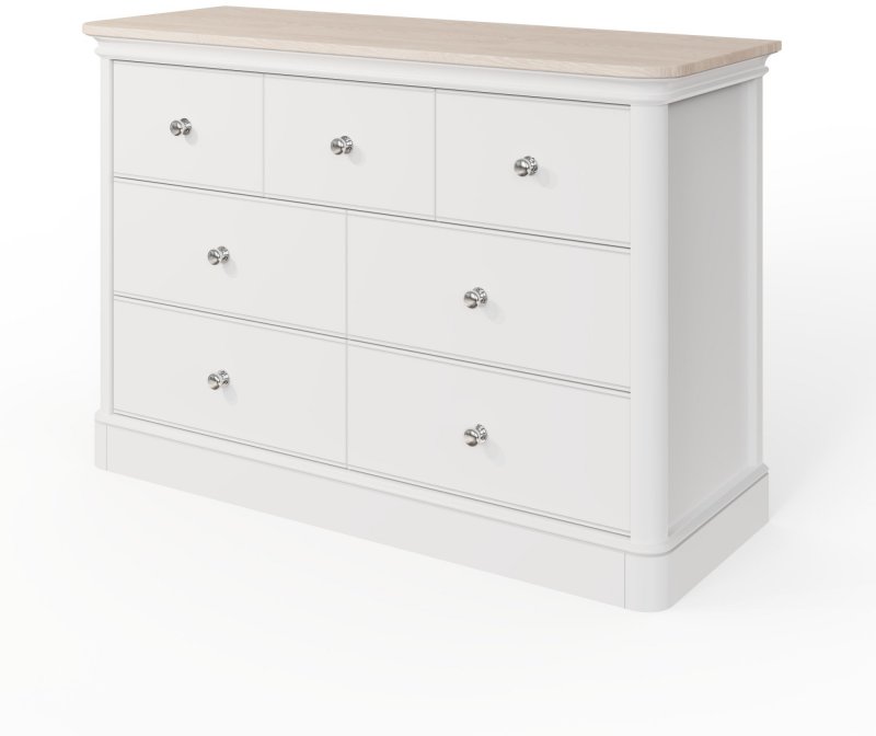 Kentwell Oak Top 4 + 3 Chest - Soft Close Drawers