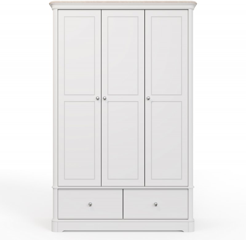 Triple Wardrobe -With Drawers - Soft Close Drawers