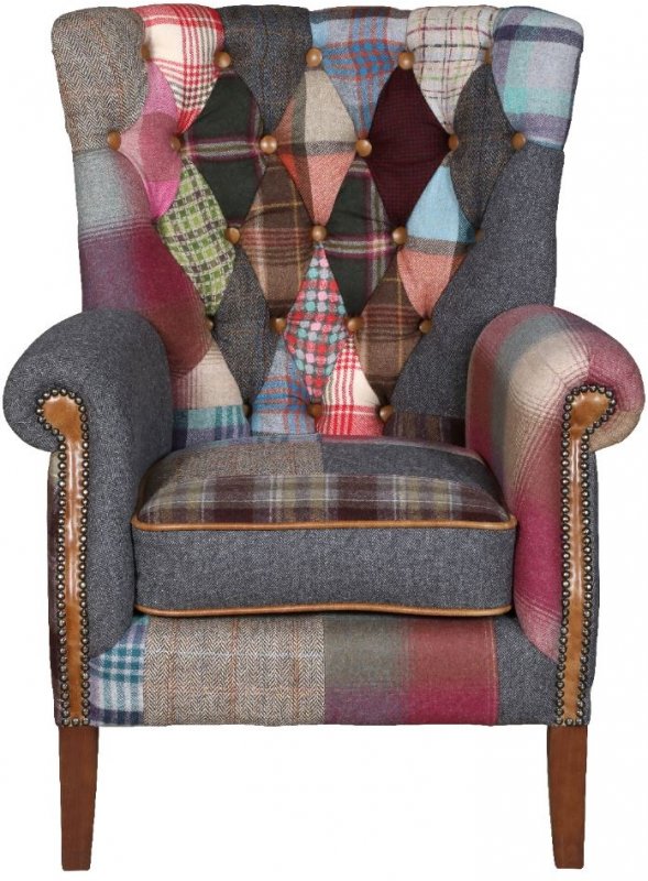 Country Collection Barnard Patchwork (Hexham) Chair - Fast Track