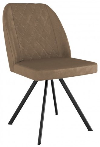 Conrad Collection Swivel Dining Chair - Taupe