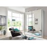 Callisto Plus 150cm Wide 2 doors 2 mirrored doors Plain Front Wooden and Mirrored Doors