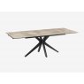 Influence Extending Dining Table 150/230 x 100 x 76 cm -Argile -Black lacquered steel legs