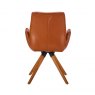 Dining Chair  With Swivel & Glide Action- Legs C Soleda Leather All Over