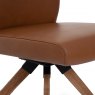 Dining Chair  With Swivel & Glide Action- Legs C Soleda Leather All Over